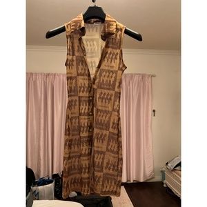 Inamorata Roxbury Dress - Brown Check